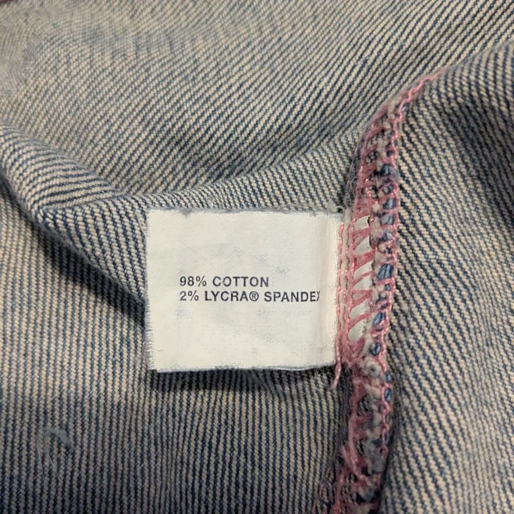 Gap Stretch Denim Medium Blue Wash Jeans Jacket - Picture 11 of 11